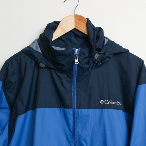 Columbia Glennaker Lake Rain Jacket Mens XL Blue - Picture 3 of 13